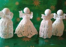 csúcsdísz angyalkák