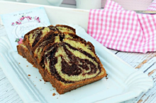 Bársonyos márványos kalács bögrésen