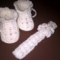 cipőcske és hajpánt