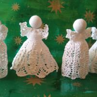 csúcsdísz angyalkák