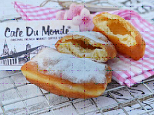 Bögrés fánk New Orleansból (Beignet fánk)