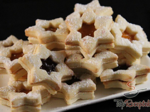 Natúr joghurtos linzercsillagok